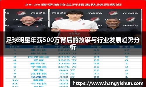 足球明星年薪500万背后的故事与行业发展趋势分析